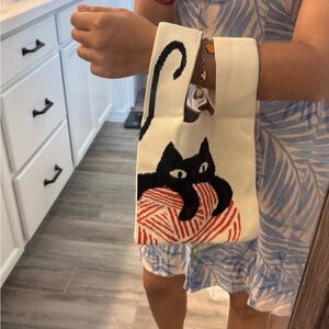 Cat knit bag